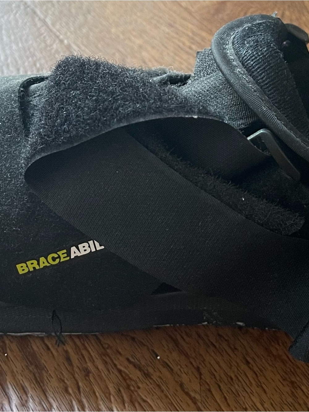 BraceAbility Kids Black Ankle Support Shoe